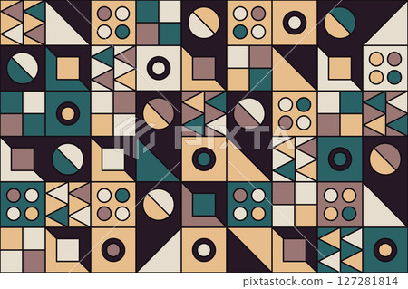 Background geometric pattern colorful pattern 127281814