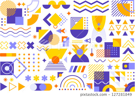 Background geometric pattern colorful pattern Background geometric pattern colorful pattern 127281849