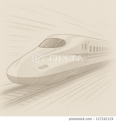 [圖] 瀟灑行駛的新幹線列車 127282129