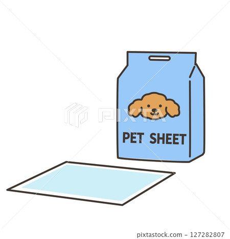 寵物床單的插圖 127282807