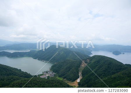 福井縣_從五湖台眺望西南方向的景色_2024年8月4日 福井縣_從五湖台眺望西南方向的景色_2024年8月4日 127283090