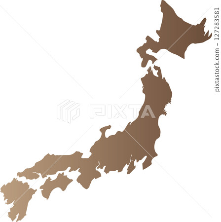 Map of Japan  127283581
