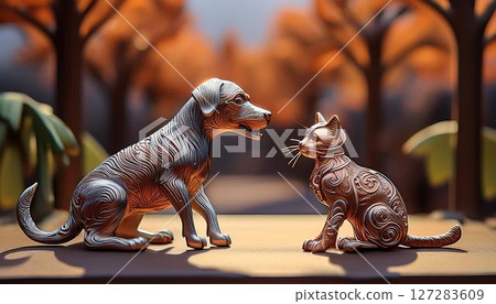 dog and cat 127283609