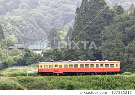 Kominato railroad in early summer 127285211