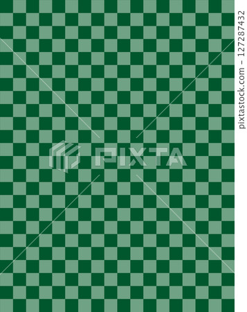 Dark green checkered pattern Dark green checkered pattern 127287432