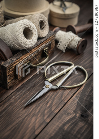 Tools and accessories for handicrafts or gift wrapping 127290967