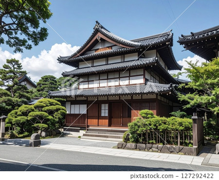 春天新綠美麗的歷史建築 春天新綠美麗的歷史建築 127292422