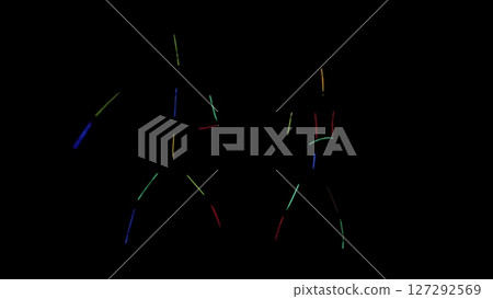 dancing in the dark. Neon People dances in the dark sticks glow. 127292569