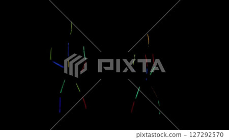 dancing in the dark. Neon People dances in the dark sticks glow. dancing in the dark. Neon People dances in the dark sticks glow. 127292570