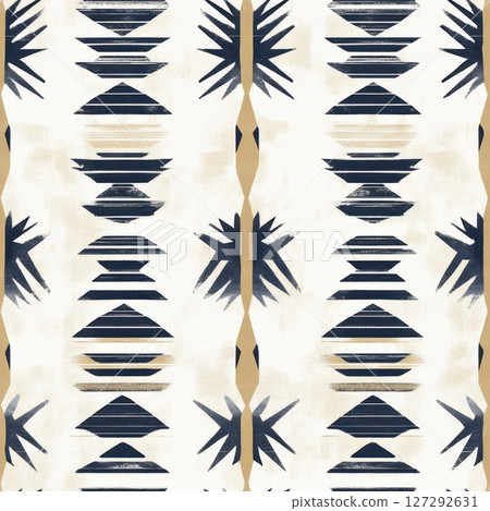 Modern botanical digital block print in monochrome charcoal on parchment-style background, refined minimal natural aesthetic 127292631