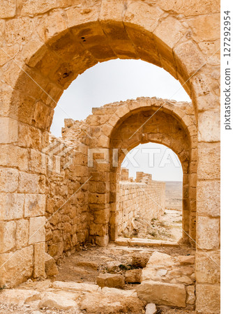 View of the ruins of Avdat, in the Negev Desert, Southern Israel 127292954