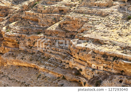 The Judean desert. Holy Lavra of Saint Sava, known in Syriac as Mar Saba 127293040