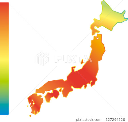 日本熱成像地圖 127294228