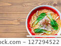 Soy hot water noodles 127294522