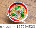 Soy hot water noodles 127294523