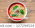 Soy hot water noodles 127294524