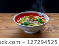 Soy hot water noodles 127294525