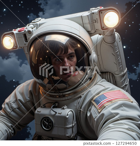 Space Explorer Touches The Stars 127294650