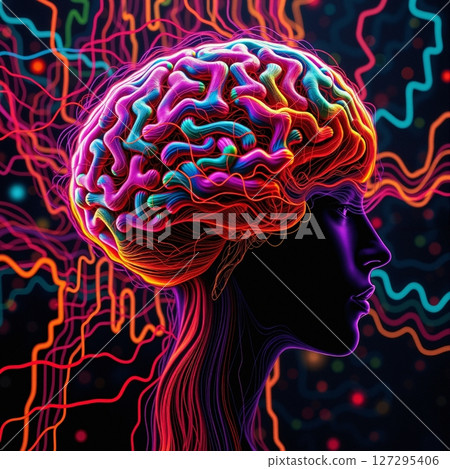Vibrant Neural Pathways Abstract Art Vibrant Neural Pathways Abstract Art 127295406