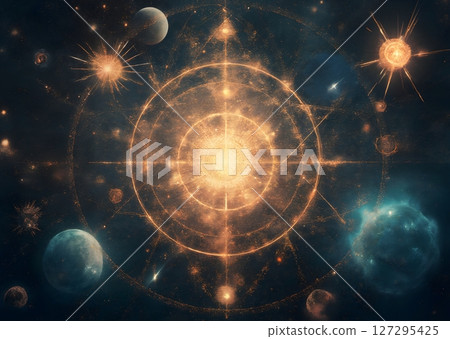 Celestial Geometry and Cosmic Harmony 127295425