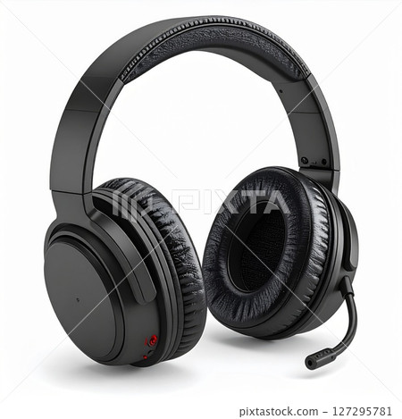 Black Over-ear Wireless Headphones with Microphone 127295781
