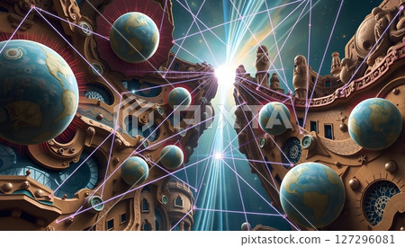 Celestial Nexus of Parallel Earths 127296081