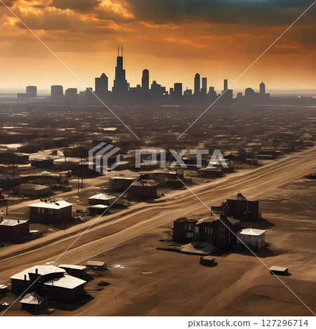 Deserted Town, City Beyond 127296714