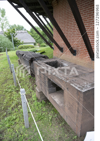 Parts of the Andersen Park windmill Parts of the Andersen Park windmill 127296968
