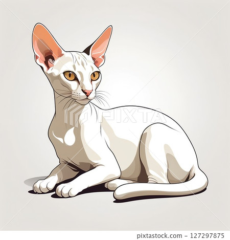 Oriental Shorthair cats are affectionate and friendly 127297875