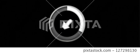 A server error screen shows a loading symbol continuously cycling, indicating a malfunction or connection issue, with the top margin appearing faded. A server error screen shows a loading symbol continuously cycling, indicating a malfunction or connection issue, with the top margin appearing faded. 127298130