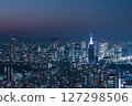 鳥瞰東京新宿夜景 127298506