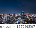鳥瞰東京市中心的夜景 127298507