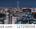 東京市中心的夜晚建築 127298508