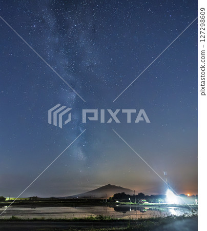 青森縣岩木山上空的銀河 15 127298609