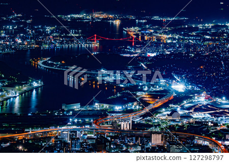 Three major night views of New Japan Three major night views of New Japan 127298797