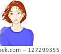 Smiling girl (right margin) 127299355