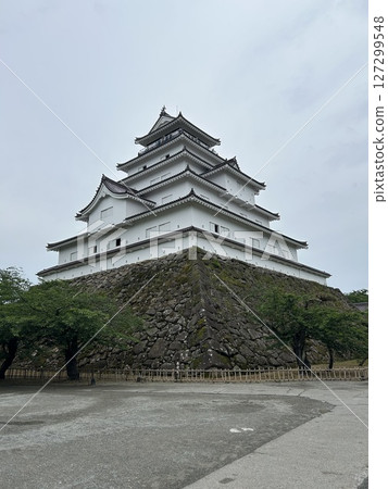敦賀城 福島縣 會津若松市 鬆平片守城 2 座 127299548