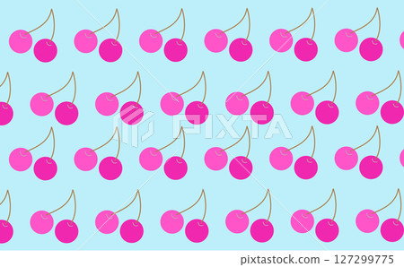 Cherry pattern background 127299775
