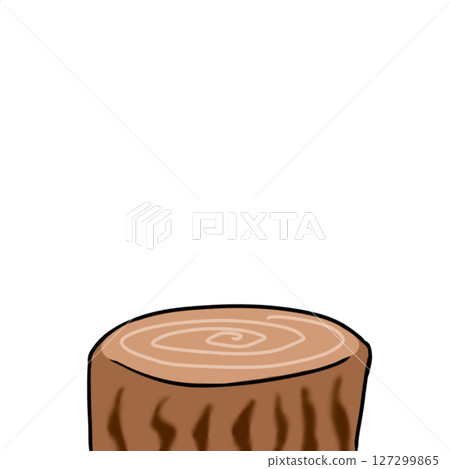 簡單的樹樁樹植物 127299865