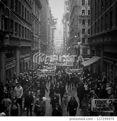 [Illustration] Economic collapse 127299970