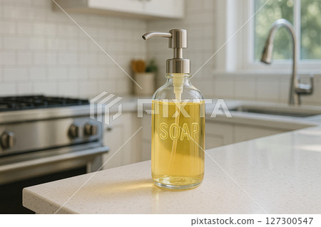 可再填充瓶中的肥皂 127300547