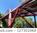 View from under the red bridge 127301068