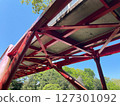 View from under the red bridge 127301092