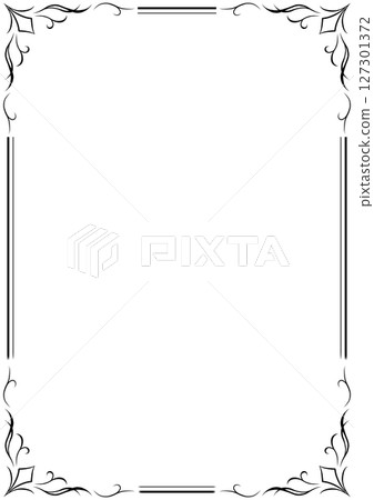 設計框架黑色 127301372