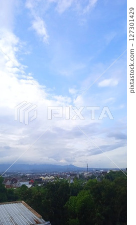 sky above the balcony 127301429