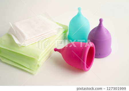 Sanitary hygiene set for women menstrual period cycle protection. 127301999