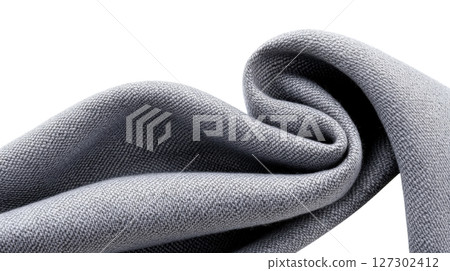 Flowing Fabric Drapes in Elegant Minimal Design Studio Backdrop 127302412