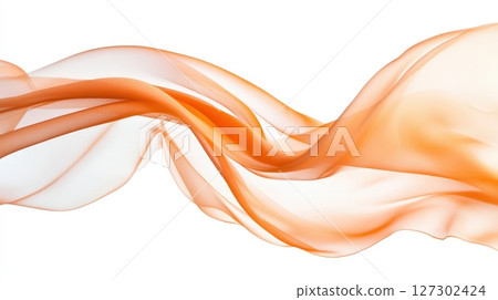 Vibrant Fluid Waves   Elegant Cascading Motion Design Abstract Background 127302424