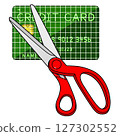 Scissors and cut up credit card (how to throw away a credit card) 127302552