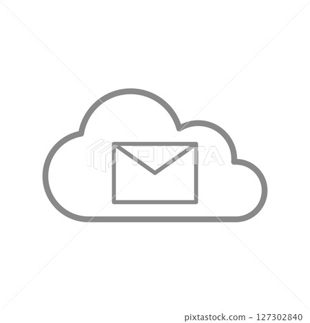 Cloud Mail Icon Cloud Mail Icon 127302840